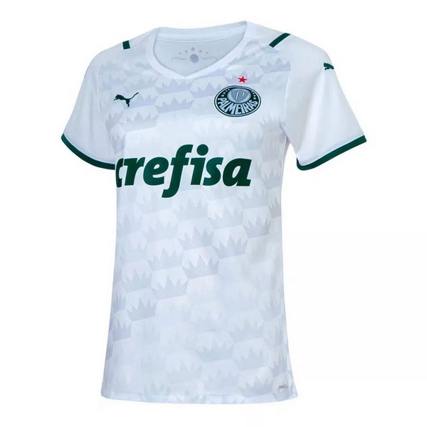 Maillot Football Palmeiras Exterieur Femme 2021-22 Blanc